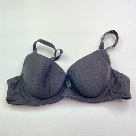 Black‎ lightly padded bra size 34B - Picture 1 of 6